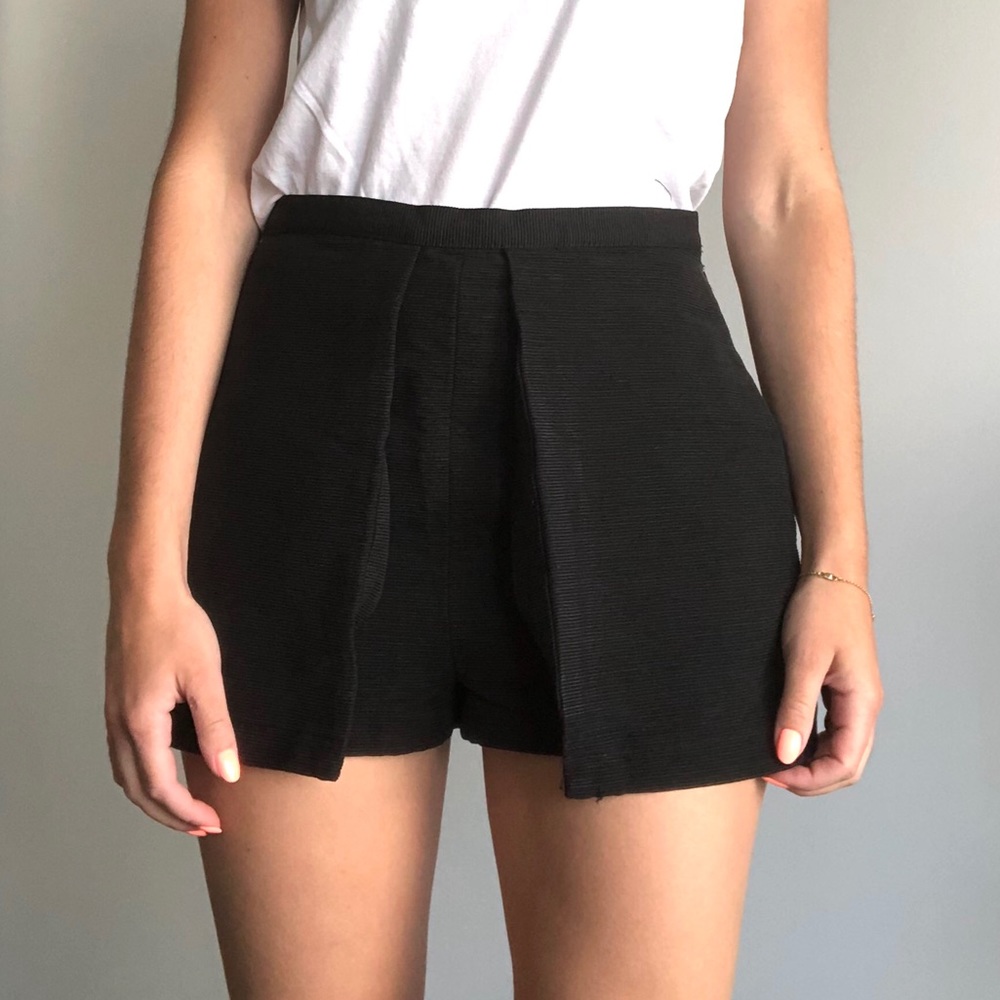 Black Topshop High Waisted Shorts